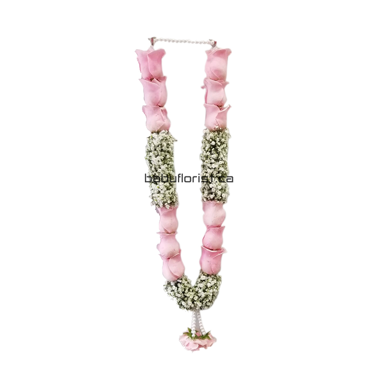 Baby Pink Rose Garland (Each) 