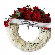 ROUND FLOWER WREATH - 22