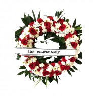 ROUND FLOWER WREATH -23